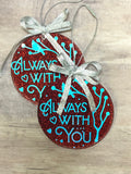 Always with You Glitter Memory Christmas Ornament