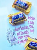 Snickers Valentine Bag Topper