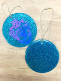 Glitter Hogwarts Houses Christmas Ornament