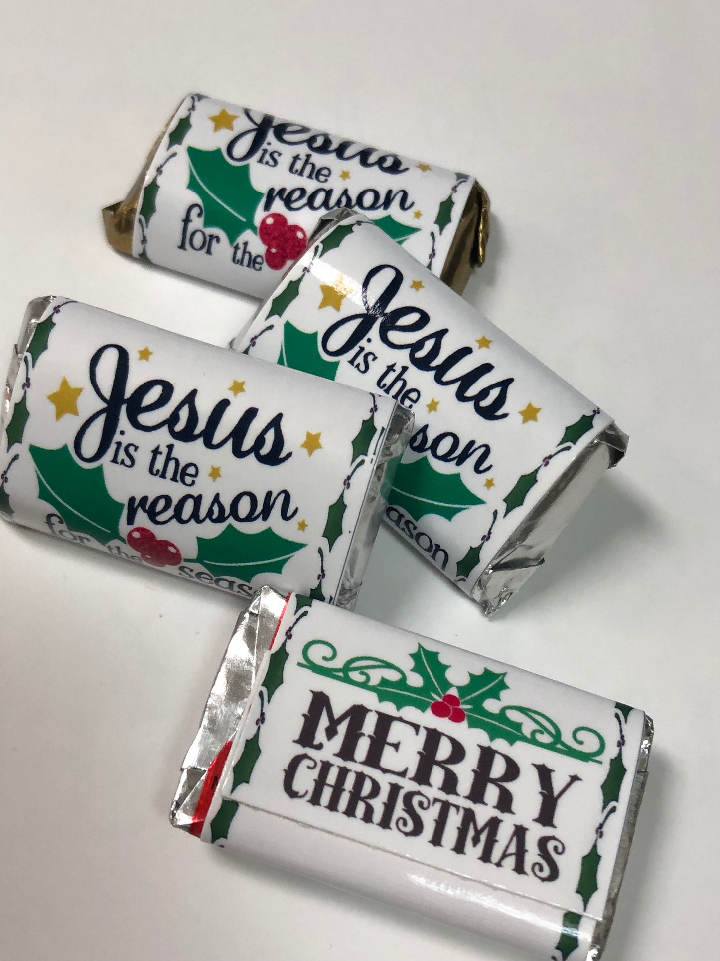 Jesus is the Reason for the Season Christmas Candy Bar Wrapper Printable