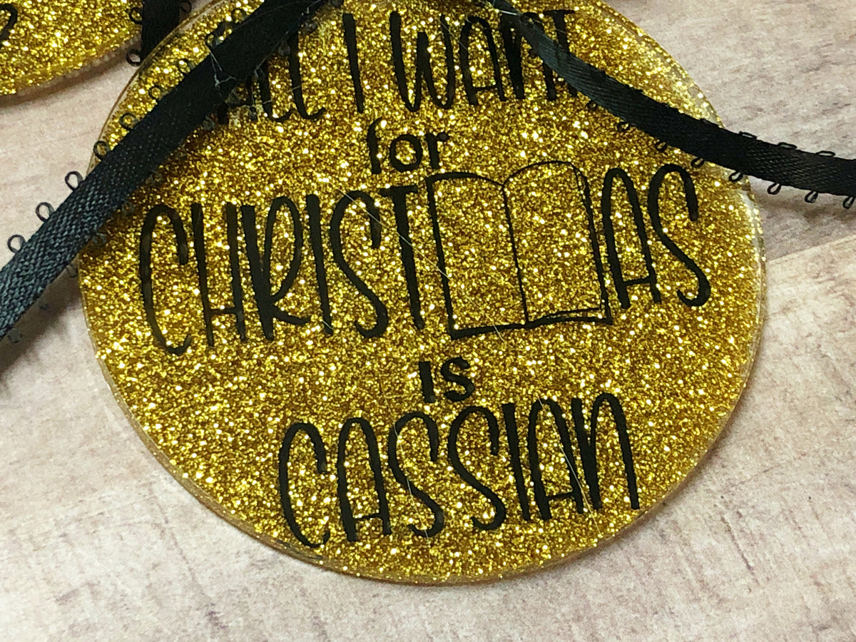 All I Want for Christmas Book Boyfriend Christmas Ornament