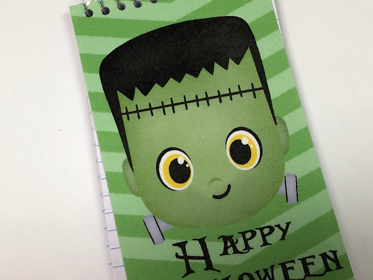 Frankenstein Halloween Monster Personalized Notebook Party Favor