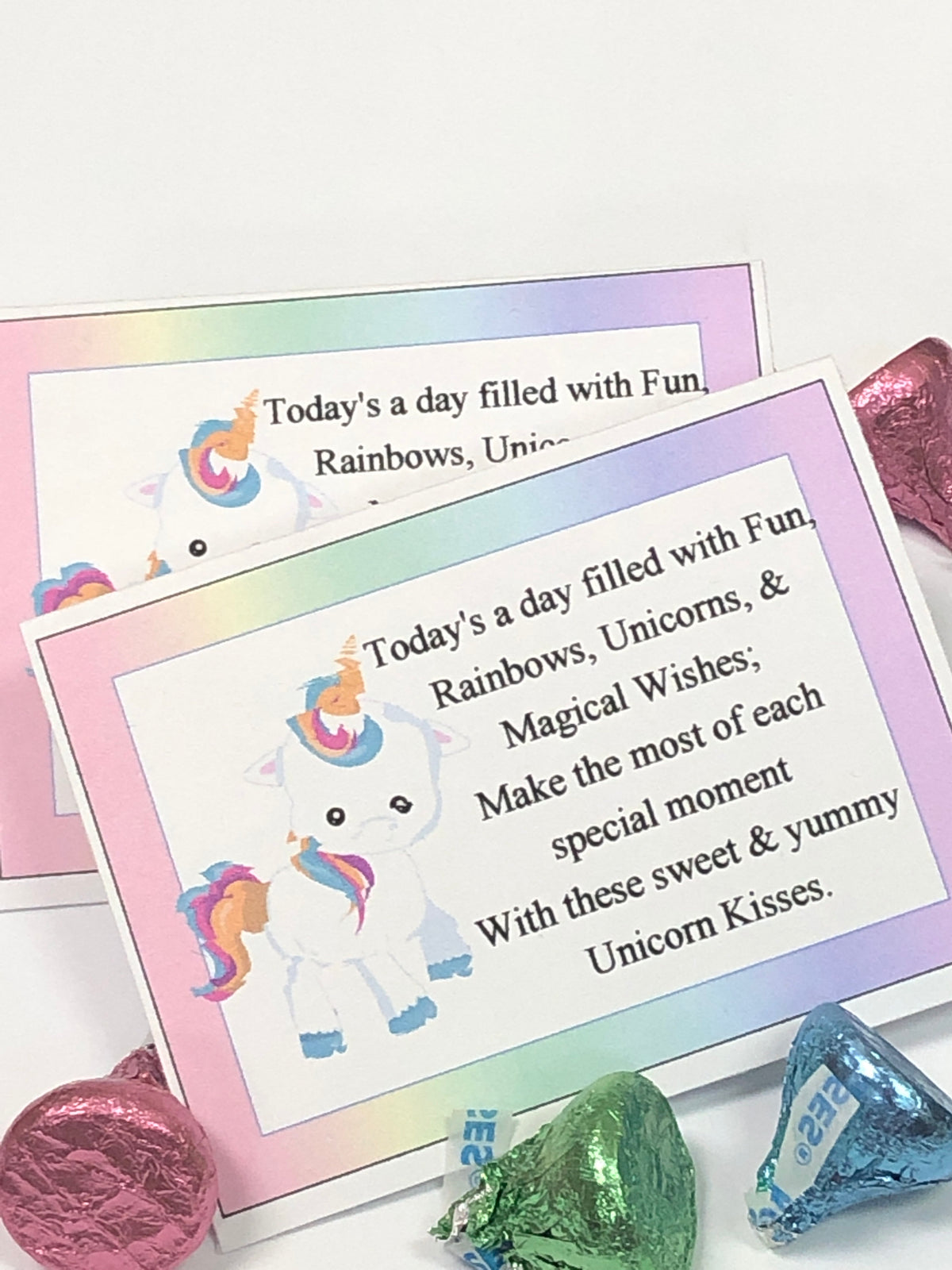 Unicorn Kisses Bag Topper