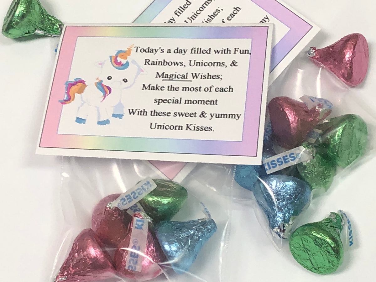Unicorn Kisses Bag Topper