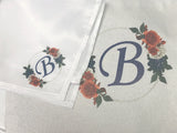 Patriotic Roses Personalized Initial Napkin