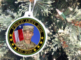 Army Mom Personalized Christmas Ornament
