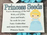 Cinderella Princess Seeds Candy Bag Topper Printable