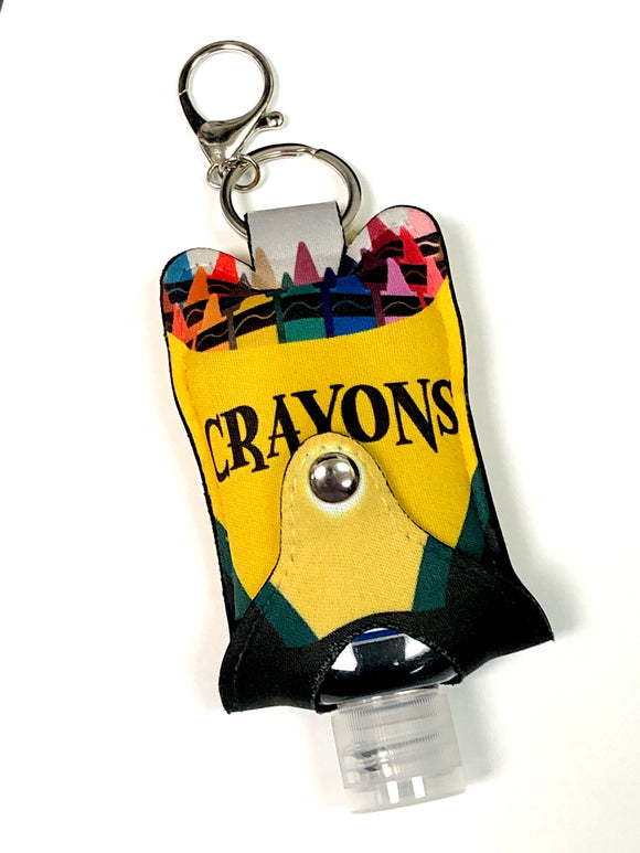 Crayon Box Hand Sanitizer Keychain