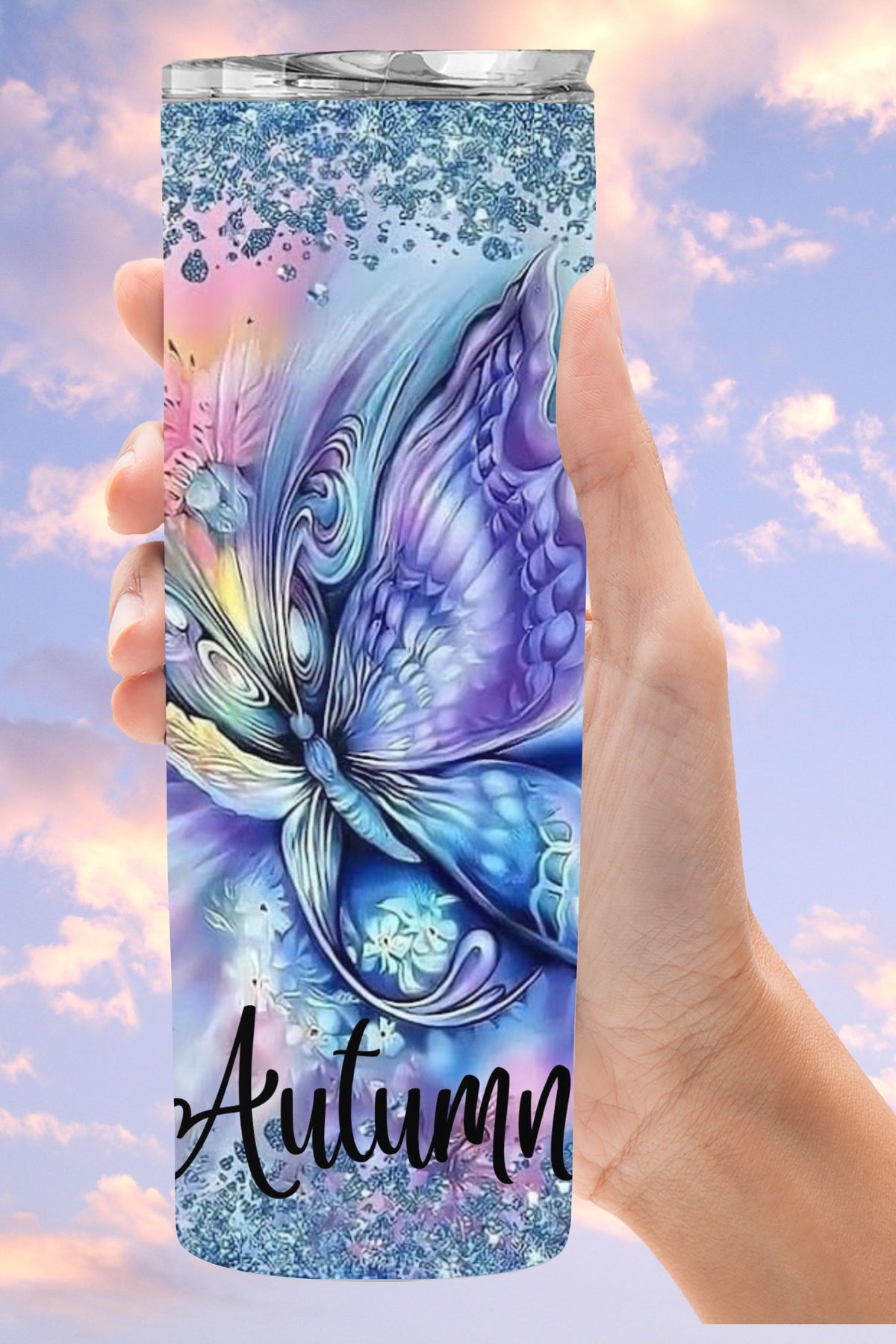 Butterfly Personalized Tumbler