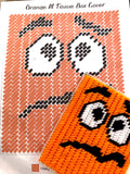 M&M Pick Your Side Plastic Canvas Tissue Box Pattern