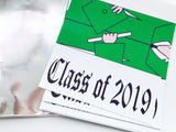 Personalized Graduation Cap and Gown Candy Bar Wrapper