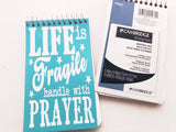 Handle with Prayer Notebook