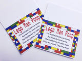 Lego Man Poop Bag Topper Printable