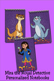 Mira the Royal Detective Personalized Party Favor Notebooks and Pen