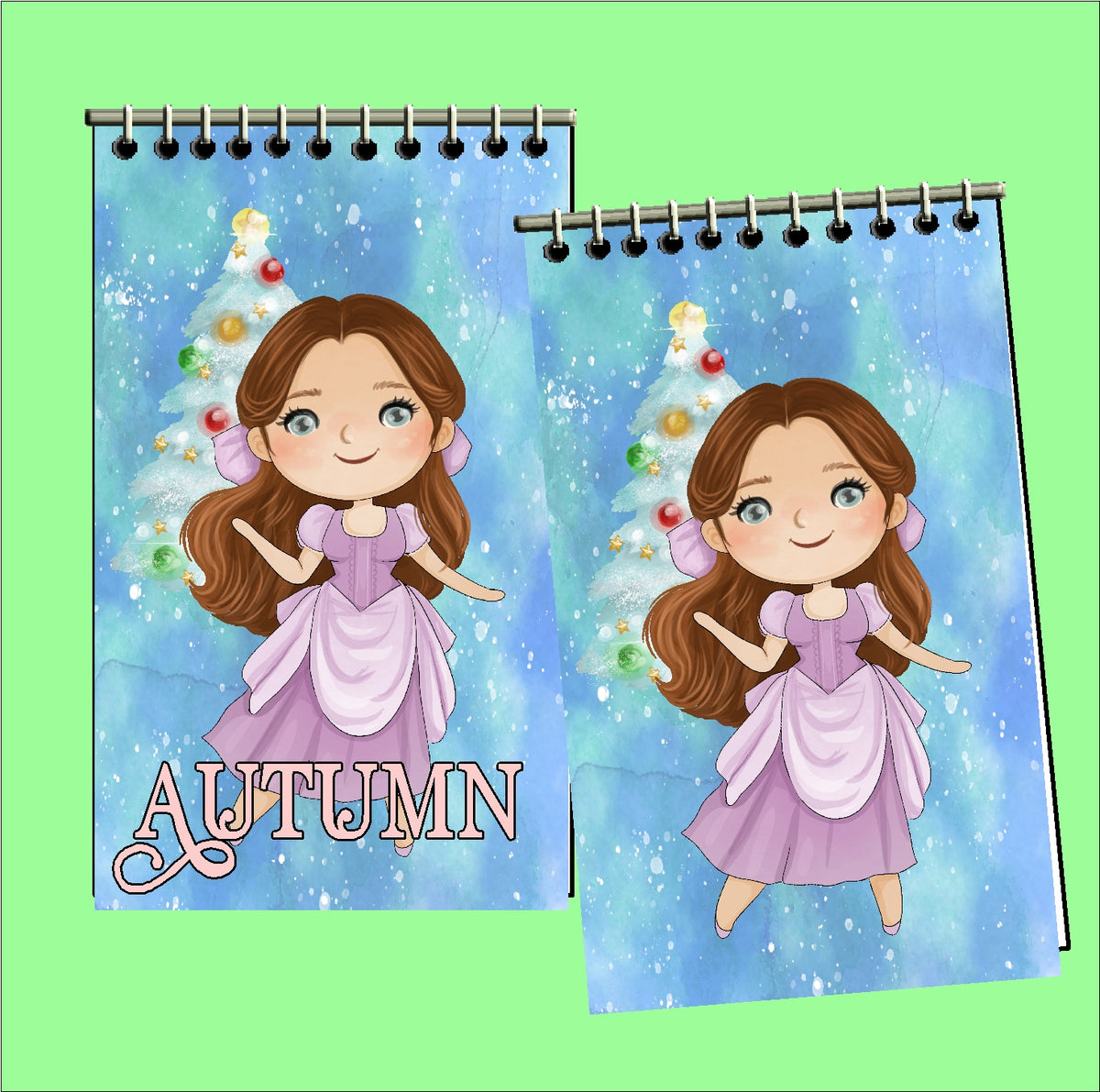 Christmas Nutcracker Ballet Personalized Notebook Stocking Stuffers