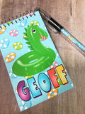 Pool Party Personalized Notebook and Pen