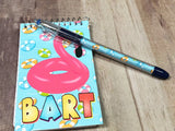 Pool Party Personalized Notebook and Pen