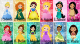 Princess Party Personalized Notebook Party Favors