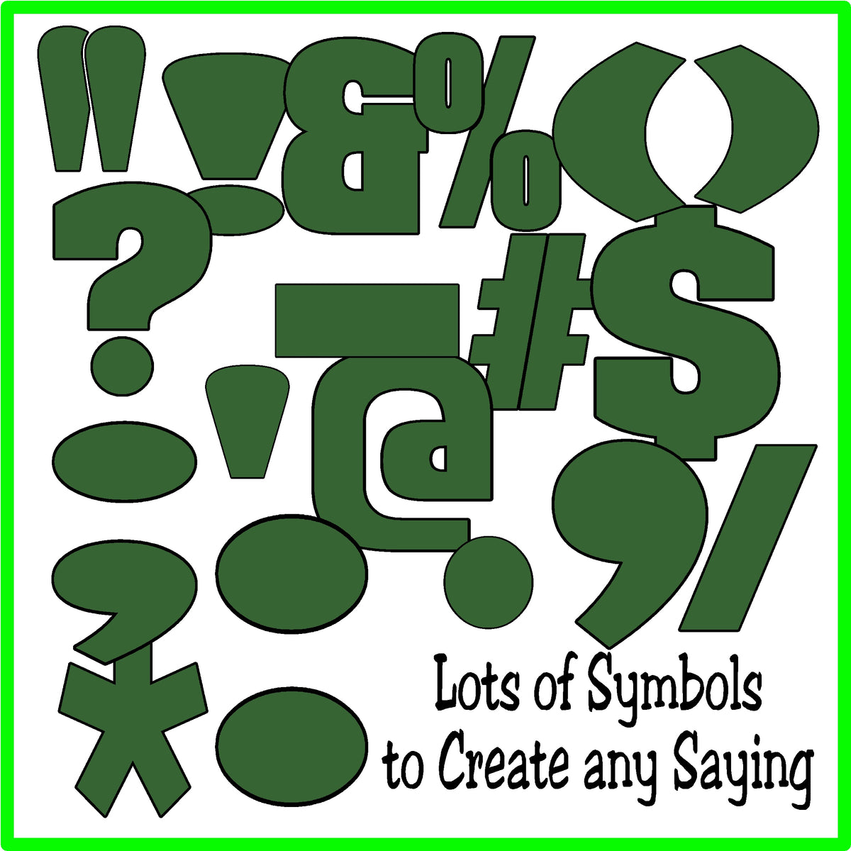 Lucky St Patricks Day Alphabet