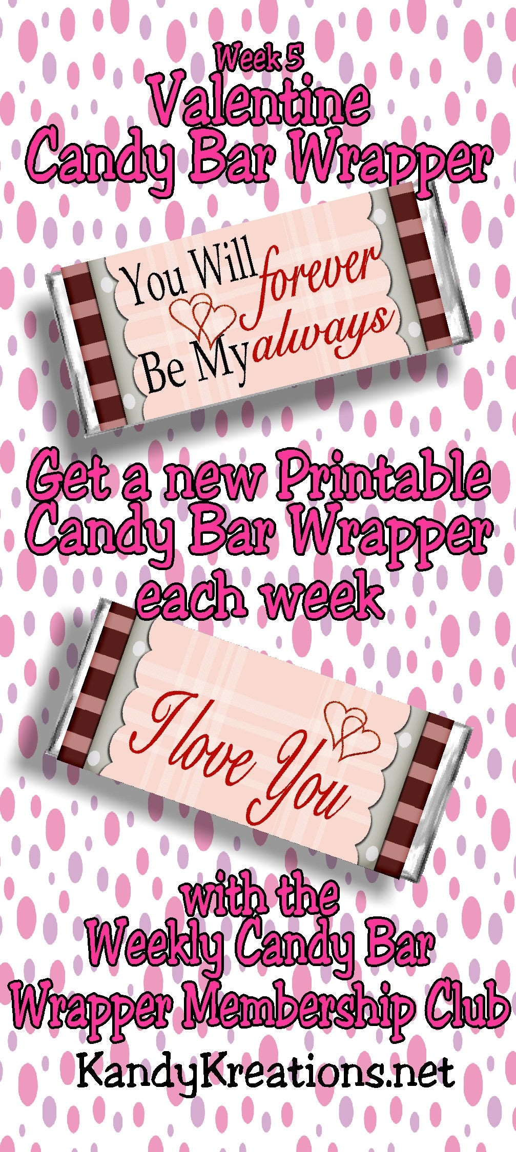 2017 Candy Bar Wrapper Membership Club