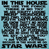 In This House Star Wars Home Decorations